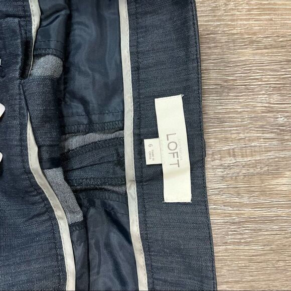 Loft Shorts BERMUDA SHORTS SIZE 6 DARK BLUE​​​ - Picture 3 of 5